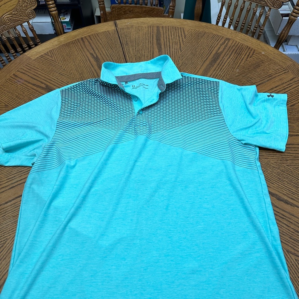 Under Armour 2XL Aqua Color Polo